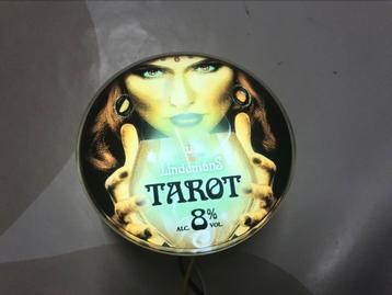 Lindemans tarot bier taplens met verlichting beschikbaar voor biedingen