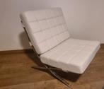 Barcelona chair XL wit, Huis en Inrichting, Ophalen, Zo goed als nieuw