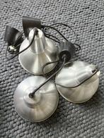 set van 3 lampen, Enlèvement ou Envoi, Utilisé, Métal, Moins de 50 cm