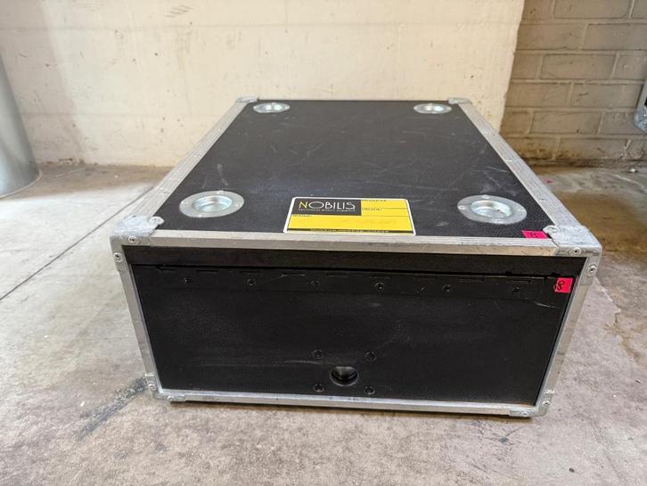 4HU 19" Flightcase Slamdoor Rack Z-Case, Muziek en Instrumenten, Behuizingen en Koffers, Gebruikt, Overige instrumenten, Flightcase