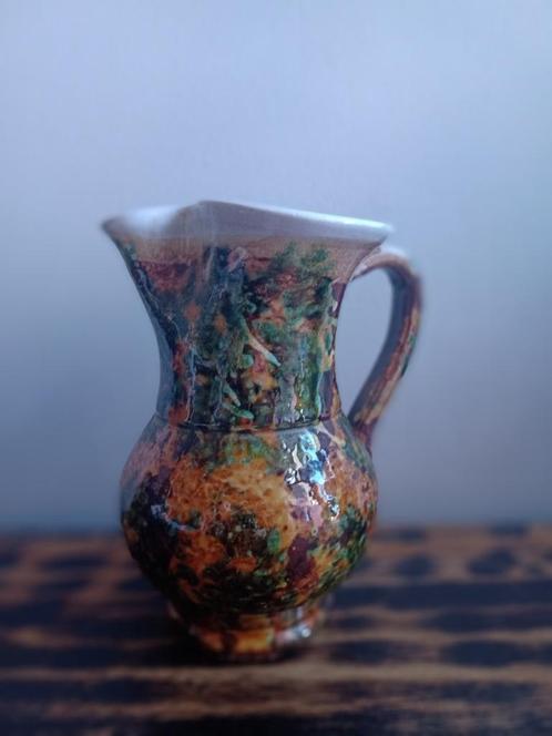 Antieke geglazuurde terracotta kruikpot 1960 Japan, Antiek en Kunst, Antiek | Keramiek en Aardewerk, Ophalen of Verzenden