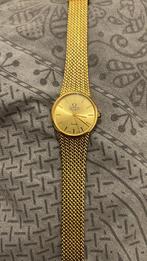 Omega horloge 18k goud plaat, Handtassen en Accessoires, Horloges | Dames, Overige materialen, Polshorloge, Zo goed als nieuw