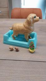 Barbie hond met puppy's, Ophalen, Gebruikt, Barbie