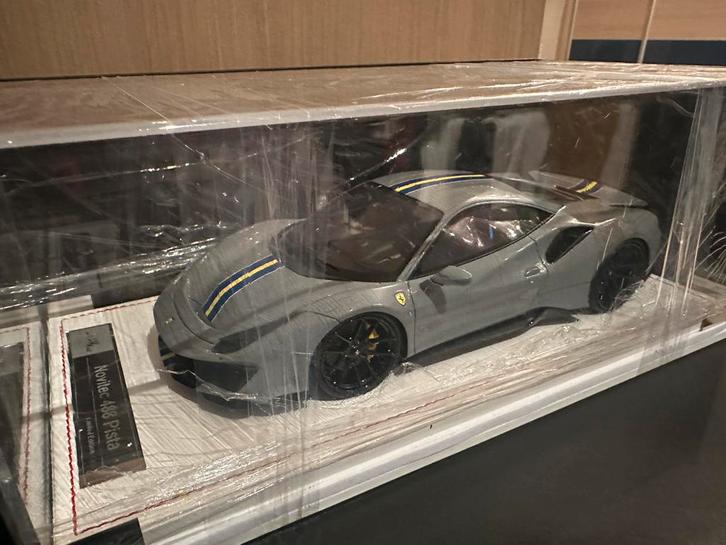 1/18 Ferrari 488 Pista - IVY Models, Hobby en Vrije tijd, Modelauto's | 1:18, Nieuw, Auto, Overige merken, Ophalen of Verzenden