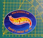 Sticker Hot Wheels schaalmodellen logo, Verzamelen, Ophalen of Verzenden