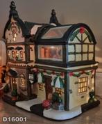 Keramiek Verlichte Kersthuisjes, Ophalen of Verzenden, Zo goed als nieuw