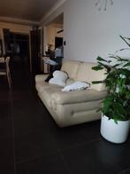 Gratis.  Tweezit leder, Huis en Inrichting, Zetels | Zetels, Ophalen