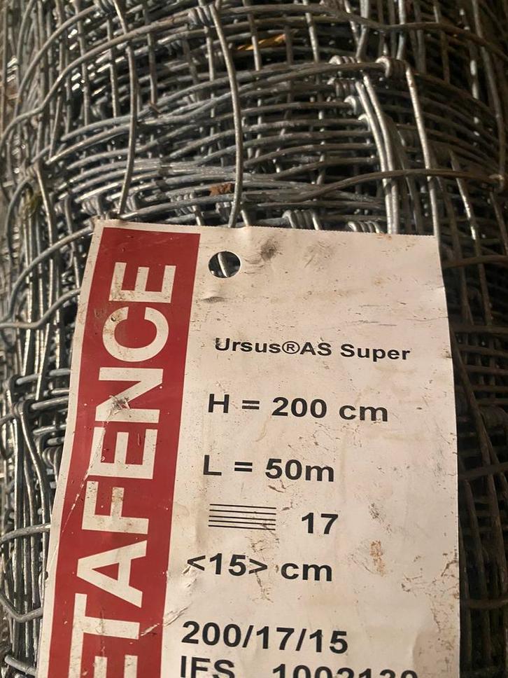 Ursusdraad schapendraad betafence, Tuin en Terras, Gaas en Draad, Zo goed als nieuw, Draad, Ophalen