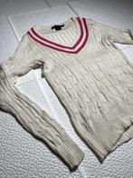 Ralph Lauren witte v-neck sweater maat M, Maat 38/40 (M), Wit, Zo goed als nieuw, Ralph Lauren
