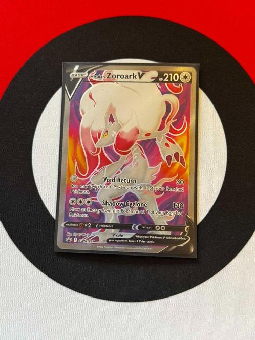 Pokémon - Hisuian Zoroark V - SWSH297 Promo - NM, Hobby en Vrije tijd, Verzamelkaartspellen | Pokémon, Zo goed als nieuw, Losse kaart