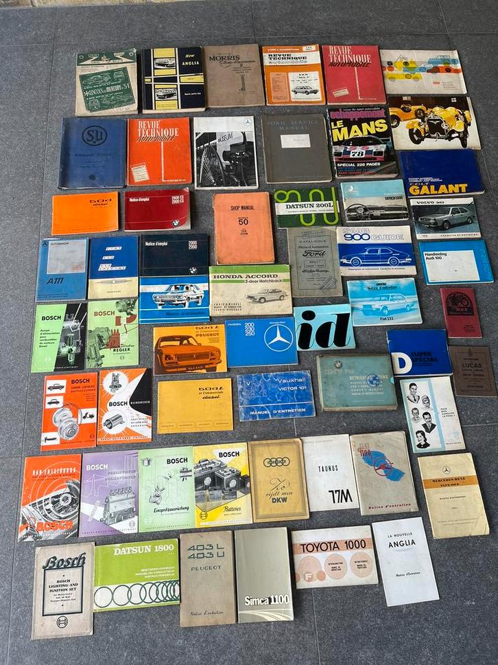 Revues techniques- Manuels et Notices d’utilisation voitures, Auto diversen, Handleidingen en Instructieboekjes