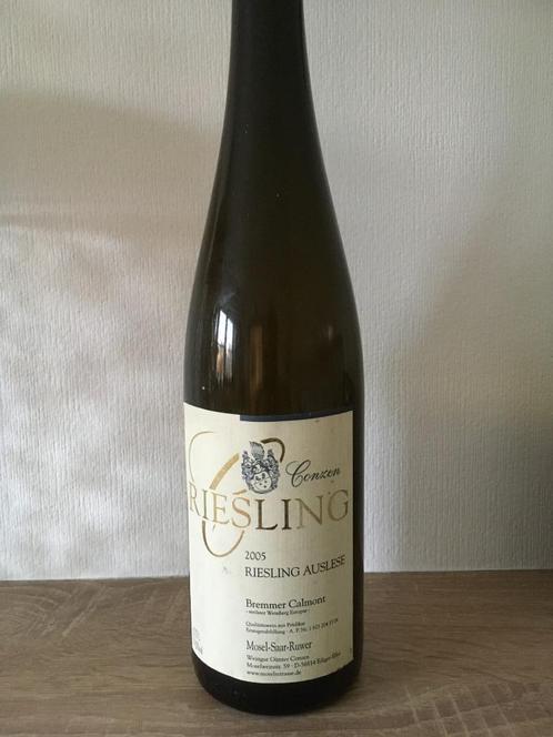 Riesling Auslese van 2005. Weingut Gunther Conzen., Collections, Vins, Neuf, Vin blanc, Autres régions, Enlèvement ou Envoi