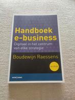 Boudewijn Raessens - Handboek e-business, Ophalen of Verzenden, Zo goed als nieuw, Boudewijn Raessens