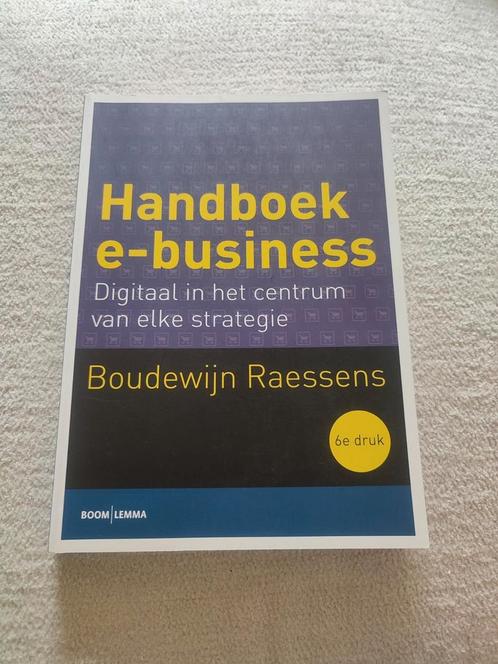 Boudewijn Raessens - Handboek e-business, Boeken, Studieboeken en Cursussen, Zo goed als nieuw, Ophalen of Verzenden