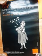 affiche herge castafiore tintin pub orange 2000 BD, Enlèvement ou Envoi, Une BD, Utilisé, Hergé