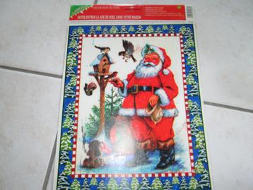 Film décoratif de Noël pour fenêtre       beschikbaar voor biedingen