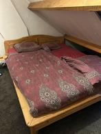 Massief grenen bed, Huis en Inrichting, Slaapkamer | Bedden, Ophalen, Gebruikt