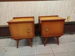 Vintage nachtkastjes, Huis en Inrichting, Ophalen, Gebruikt