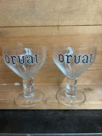 Orval trappist glazen, Ophalen of Verzenden, Gebruikt, Glas of Glazen