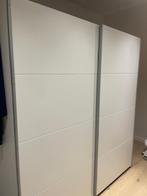 Witte kleerkast, Huis en Inrichting, Kasten | Kleerkasten, Ophalen, Kunststof, Gebruikt, 150 tot 200 cm