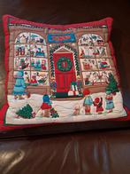 Coussin Noel, Maison & Meubles, Enlèvement ou Envoi, Comme neuf, Rouge, Carré