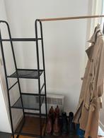 Zwart rek met geïntegreerd rek, Kleding | Dames, Kledingrekken, Ophalen, Zo goed als nieuw