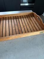 Dienplateau teak, Ophalen, Zo goed als nieuw