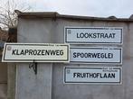 Straatnaambord oud Lier, Ophalen, Zo goed als nieuw