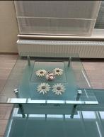 Glazen salontafel, Huis en Inrichting, Ophalen, Zo goed als nieuw