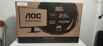AOC 24.5 inch IPS Gaming Monitor 180hz 0.5ms  beschikbaar voor biedingen