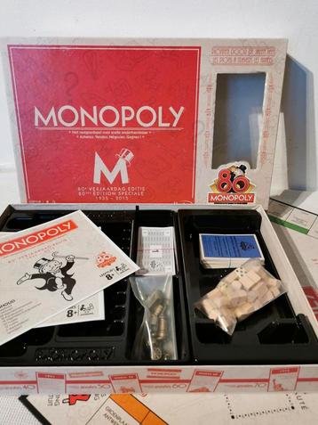 80e anniversaire du Monopoly  disponible aux enchères