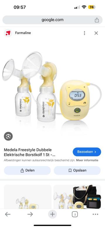 Medela Freestyle complet avec tout ce qu'il faut, machine et