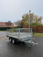 Dubbelas kipper 308x158 – Slechts 1 jaar oud – Topstaat, Auto diversen, Aanhangers en Bagagewagens, Ophalen, Zo goed als nieuw