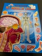 Het menselijk lichaam stickerboek, Boeken, Kinderboeken | Jeugd | 10 tot 12 jaar, Nieuw, Ophalen