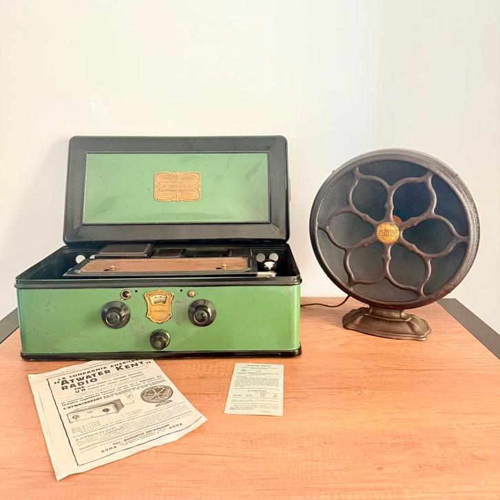 ART DECO BUIZENRADIO ATWATER KENT 55 VINTAGE 1929 ZELDZAAM, Antiek en Kunst, Antiek | Tv's en Audio, Verzenden