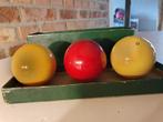 Carambole biljartballen gebruikt voor driebanden - Vintage, Sport en Fitness, Ophalen, Gebruikt, Keu of Ballen