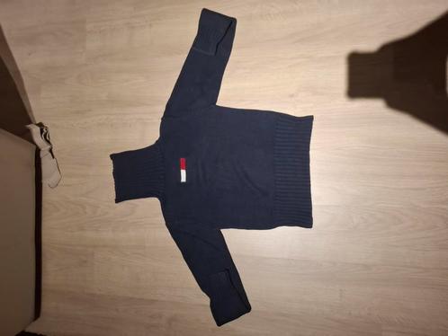 Donkerblauwe Gebreide Trui met Logo – Maat L, Kleding | Heren, Truien en Vesten, Zo goed als nieuw, Maat 52/54 (L), Rood, Ophalen of Verzenden