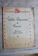 Vieilles chansons de France Illustrations Marcel Jeanjean, Antiek en Kunst, Verzenden