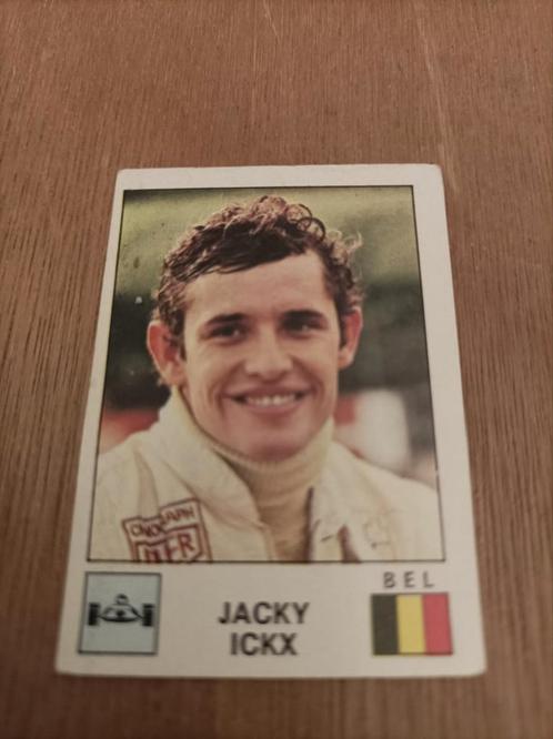 Panini sport vedettes Jacky Ickx nr 156, Hobby en Vrije tijd, Stickers en Plaatjes, Zo goed als nieuw, Ophalen of Verzenden