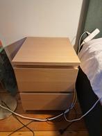 Ikea malm - 2 laden kast - houtkleur, Huis en Inrichting, Ophalen, Minder dan 50 cm, 1 of 2 laden, Zo goed als nieuw