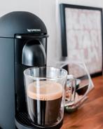 Nespresso VurtuoPlus Round Deluxe - mat zwart, Ophalen of Verzenden, Zo goed als nieuw