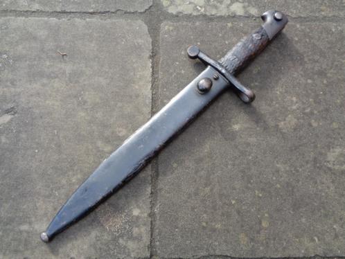 WO 2 Spaanse FN Toledo bajonet met schede, Verzamelen, Militaria | Tweede Wereldoorlog, Landmacht, Mes of Dolk, Ophalen of Verzenden