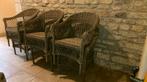 Luxe rattan tuinstoelen, Ophalen, Zo goed als nieuw, Stapelbaar