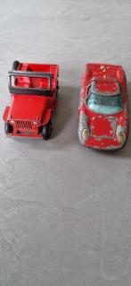 Corgi Ferrari en Dinky Jeep, Ophalen of Verzenden, Gebruikt, Corgi