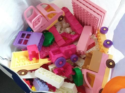 Bouwstenen Hello Kitty, cadeautje?, Kinderen en Baby's, Speelgoed | Educatief en Creatief, Gebruikt, Bouwen, Taal en Lezen, Rekenen