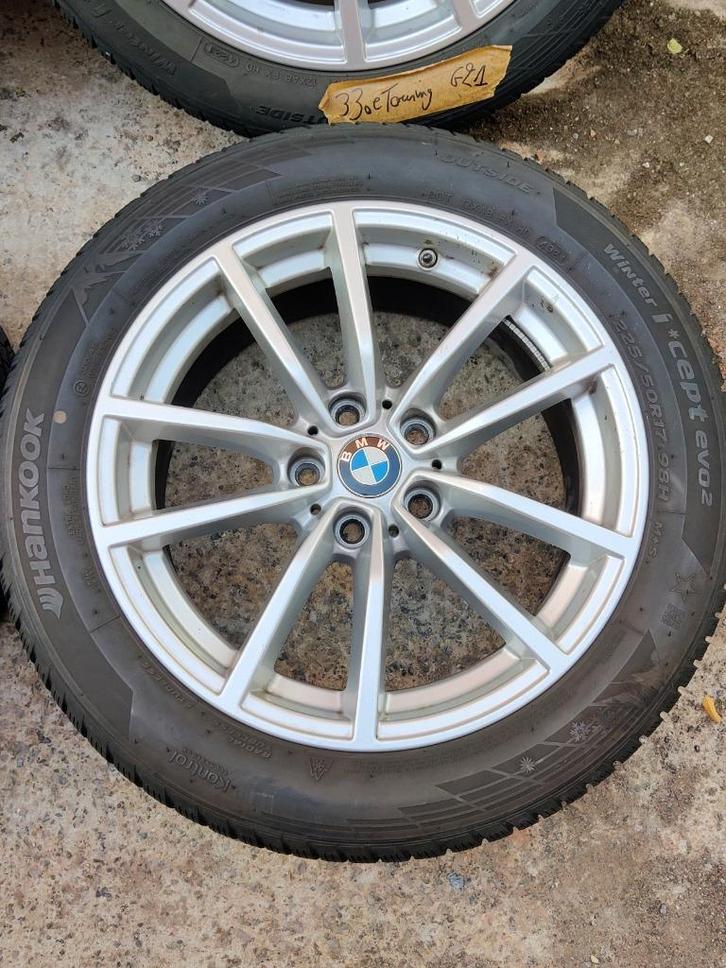 Originele BMW 3 serie G20 G21 velgen, Auto-onderdelen, Banden en Velgen, Banden en Velgen, Winterbanden, 17 inch, 225 mm, Personenwagen