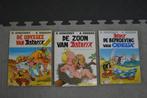 Asterix en Obelix stripverhalen, 3 Goscinny 5 Dargaud, lot, Meerdere stripboeken, Ophalen of Verzenden, Gelezen