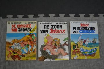 Asterix en Obelix stripverhalen, 3 Goscinny 5 Dargaud, lot beschikbaar voor biedingen