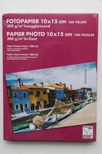 Papier photo pour jet d'encre, 10x15, 100 feuilles, 300 g/m², Enlèvement ou Envoi, Neuf