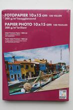 Papier photo pour jet d'encre, 10x15, 100 feuilles, 300 g/m², Ophalen of Verzenden, Nieuw